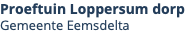 Proeftuin Loppersum dorp Gemeente Eemsdelta